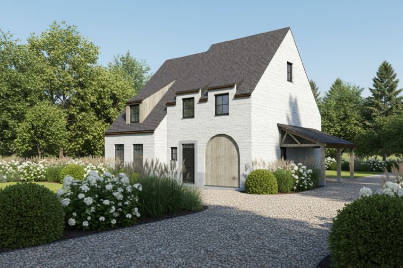 Nieuw te bouwen alleenstaande woning te Aartrijke. Nieuw te bouwen alleenstaande woning te Aartrijke.